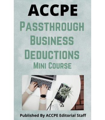 Passthrough Business Deduction 2025 Mini Course